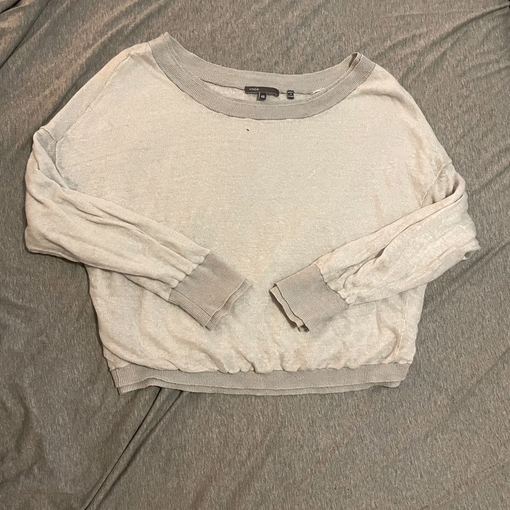Vince Linen Knit Layer